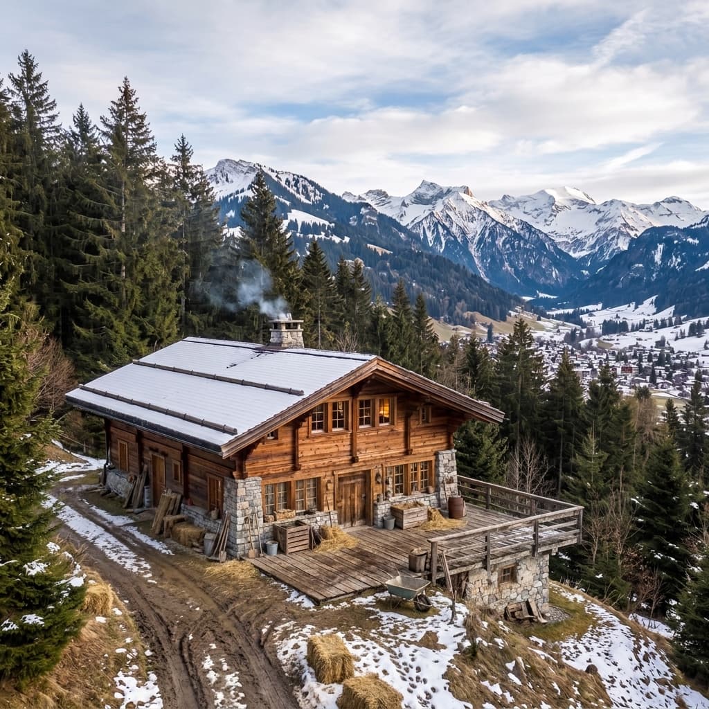 Chalet Grenier before renovation